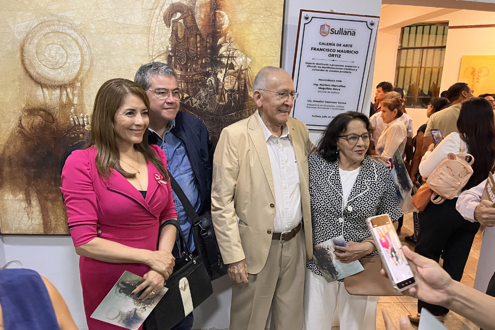 Sullana inaugura la Galería de Arte “Francisco Mauricio Ortiz”, un nuevo espacio para impulsar la cultura y el talento local