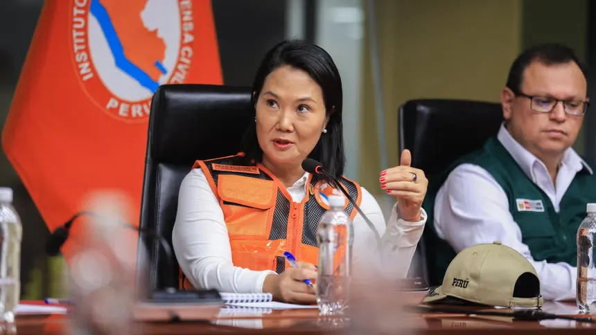 Keiko Fujimori anuncia estado de emergencia para zonas afectadas por las lluvias