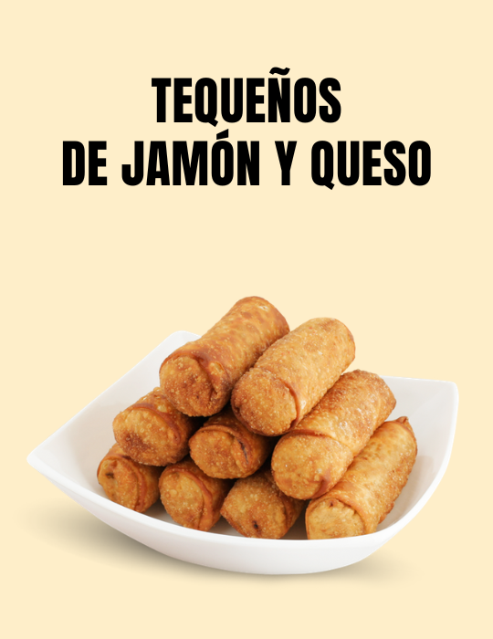 Tequeños de Jamón y Queso