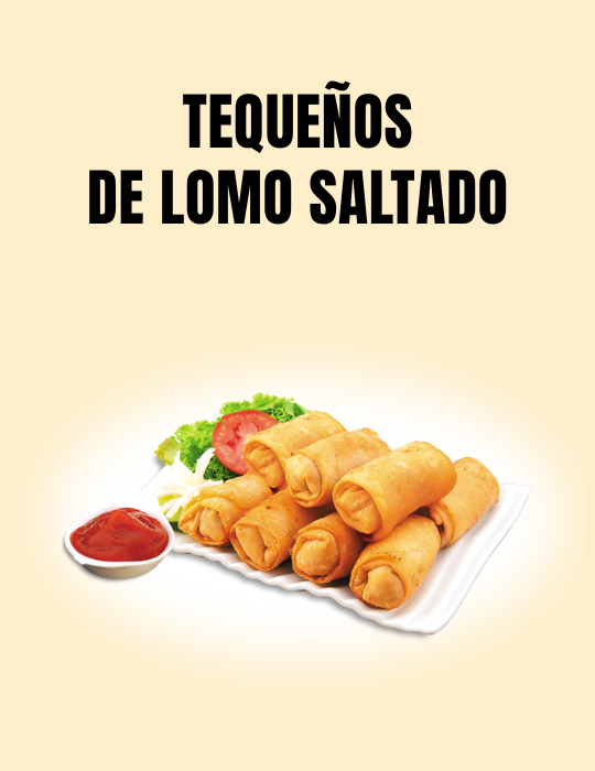 Tequeños de Lomo Saltado