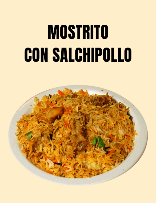Chaufa Mostrito con Salchipollo
