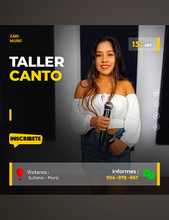 TALLER DE CANTO